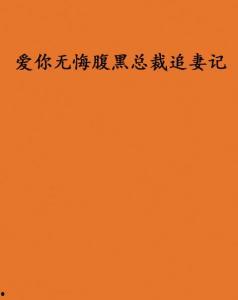 老板你的追妻KPI由我来完成